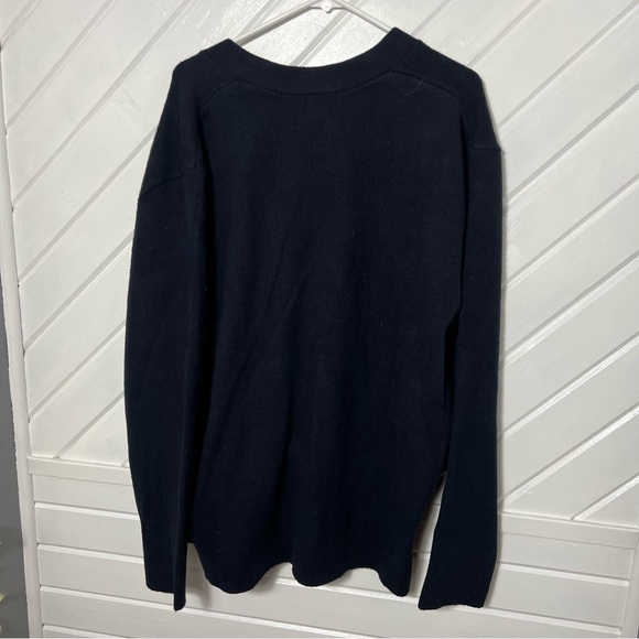 ** Merino Wool-Blend Cardigan classic navy XXL - Picture 2 of 4